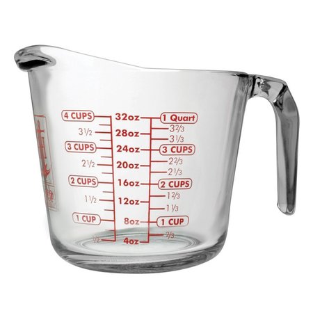 ANCHOR HOCKING Cup Measuring 4 Cup 55178AHG17